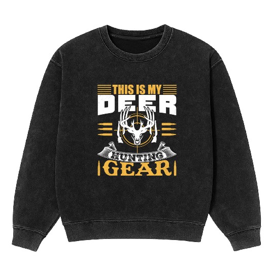 Deer Hunting Gear Mineral Wash Sweatshirts