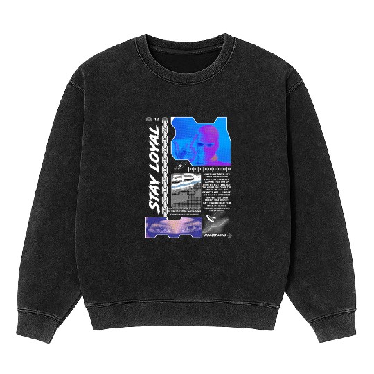 Ganster 2 Streetwear Style Mineral Wash Sweatshirts