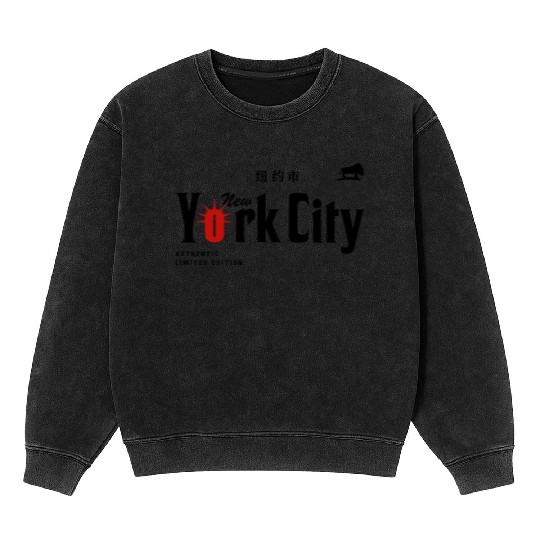 New York City Mineral Wash Sweatshirts