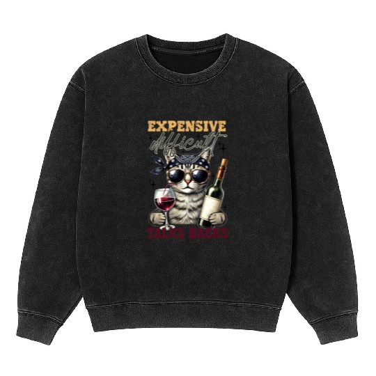Talk Back Expensive & Difficult Mineral Wash Sweatshirts