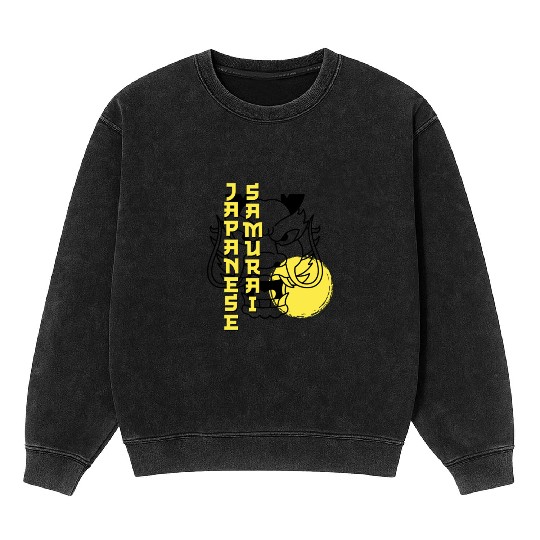 Japanese Samurai Mineral Wash Sweatshirts