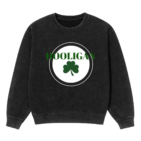 Hooligan with Clover Mineral Wash Sweatshirts