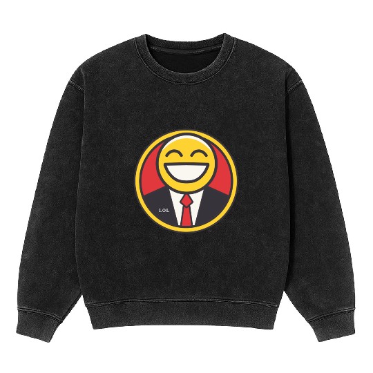 Laughing Business Icon – LOL Edition Mineral Wash Sweatshirts