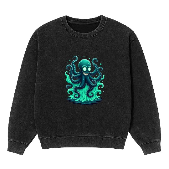 Octopus Mineral Wash Sweatshirts