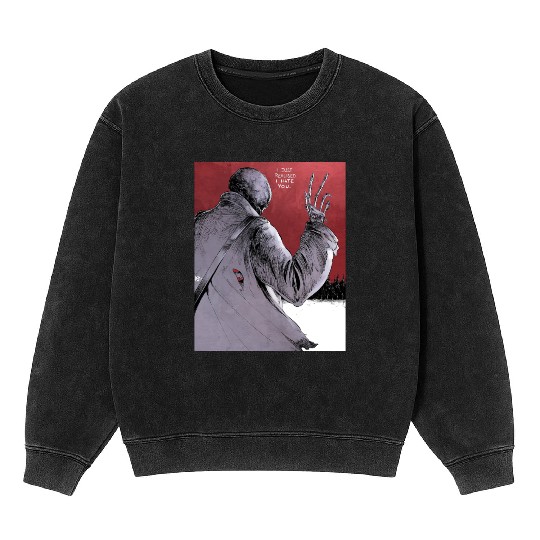 Dark Gothic Skeleton Art Horror Aesthetic Street Mineral Wash Sweatshirts