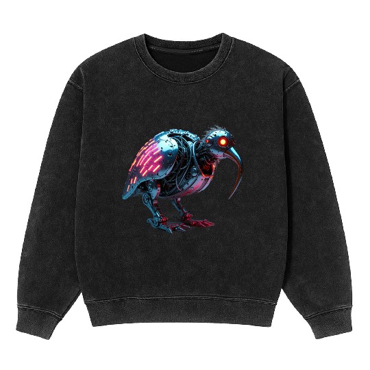 Kiwi Bird Constructed Mineral Wash Sweatshirts