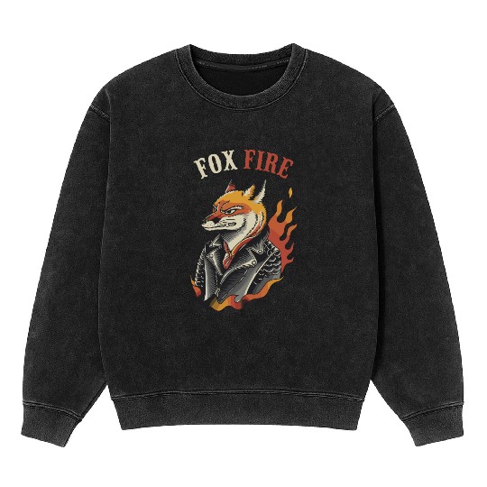 Fox Fire Mineral Wash Sweatshirts