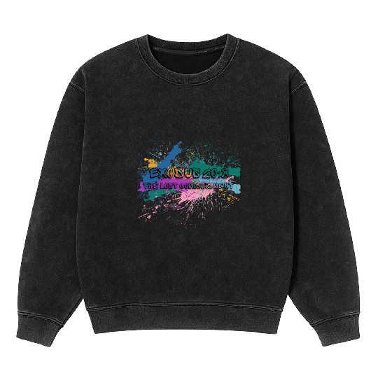 The Lost Commandment multi color Mineral Wash Sweatshirts