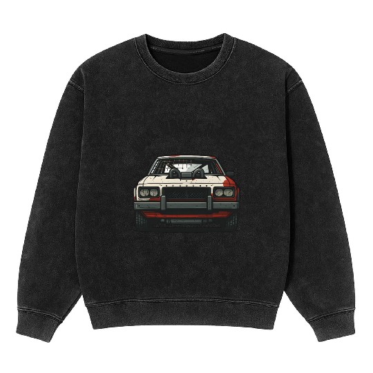 Ram Wreck Repeat Demolition Derby Design Race Car Mineral Wash Sweatshirts