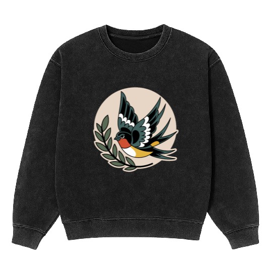 Angry Bird Mineral Wash Sweatshirts