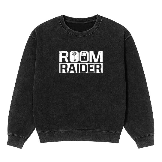 Escape Room Room Raider Mineral Wash Sweatshirts