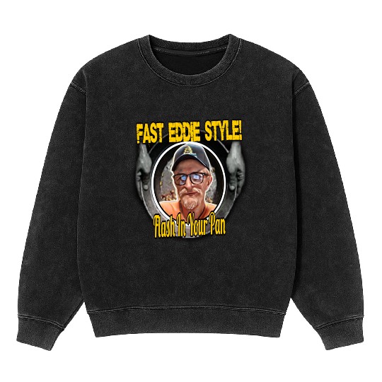 Fast Eddie Style Flash Mineral Wash Sweatshirts