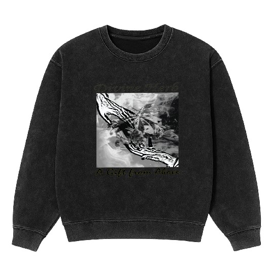 Divine Herb – A Gift from Above Mineral Wash Sweatshirts
