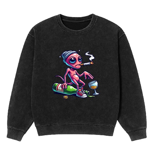 Salva Alien Mineral Wash Sweatshirts