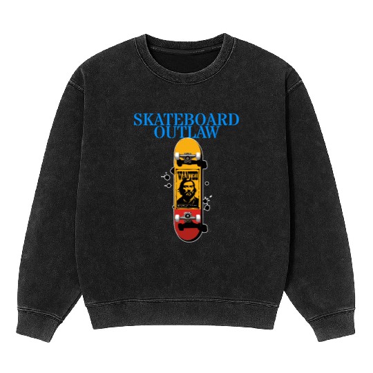 Skateboard Outlaw Mineral Wash Sweatshirts