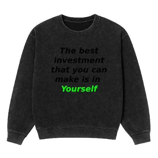 Positive Quotes Mineral Wash Sweatshirts