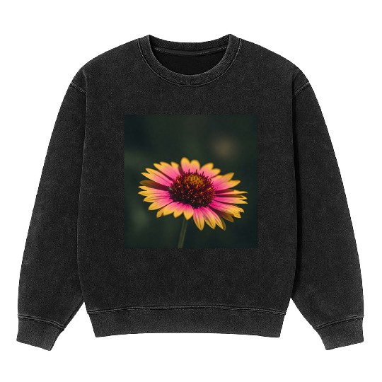 American Wildflower - Elegant Nature Mineral Wash Sweatshirts