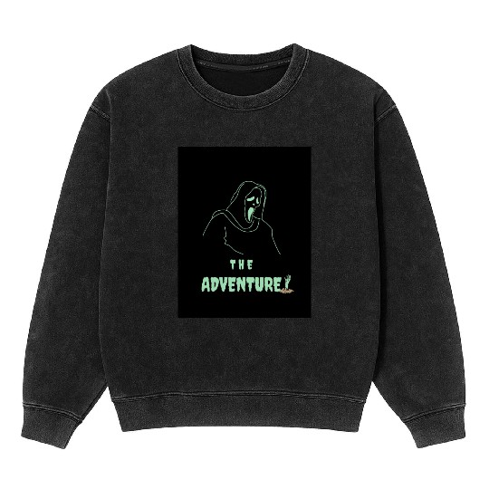 The Adventure Ghostface Mineral Wash Sweatshirts