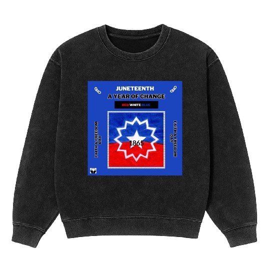 Juneteenth: An Official USA Holiday Mineral Wash Sweatshirts