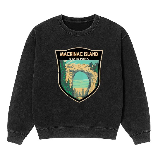 Mackinac Island Mineral Wash Sweatshirts