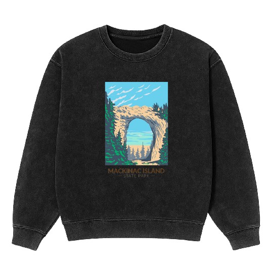 Mackinac Island Mineral Wash Sweatshirts