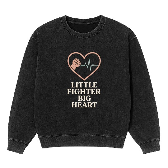 NICU Parent Pride Preemie Warrior Neonatal Mineral Wash Sweatshirts