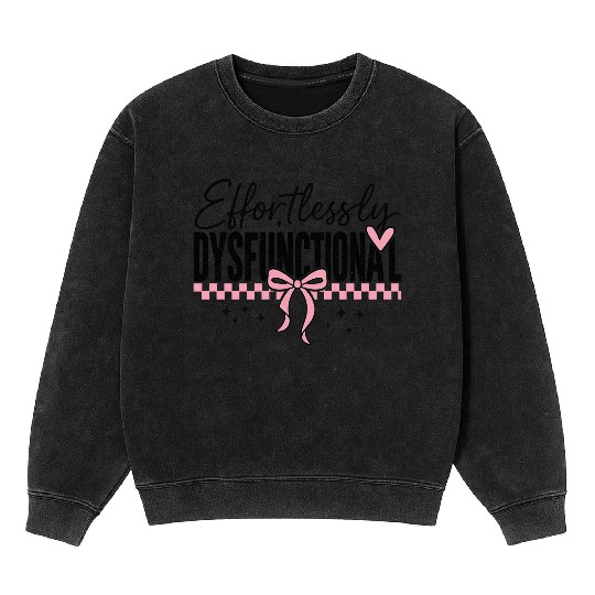 Effortless Hot Mess Mineral Wash Sweatshirts