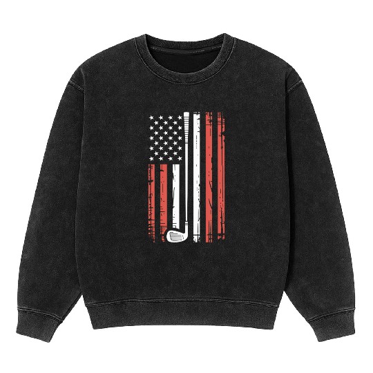 Patriotic Golf Mineral Wash Sweatshirts | American Flag Golf