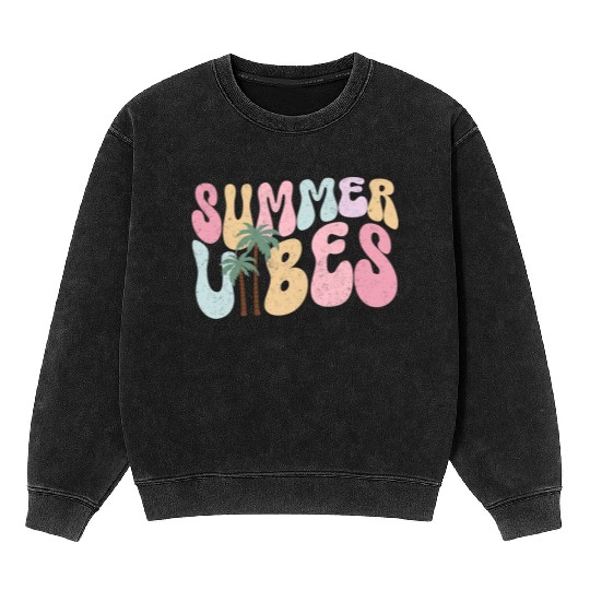 Summer Vibes Mineral Wash Sweatshirts