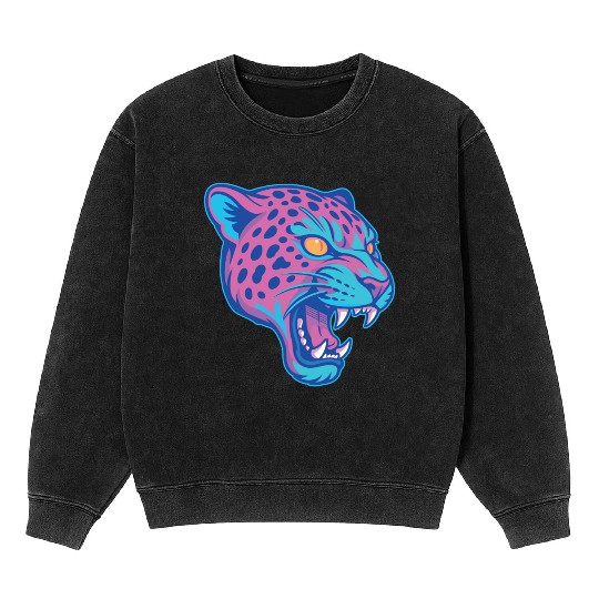 Jaguar pastel Mineral Wash Sweatshirts
