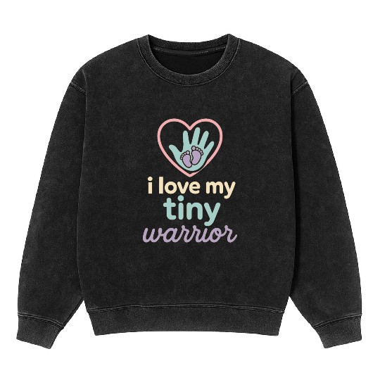 NICU Sibling Preemie Big Brother Big Sister Mineral Wash Sweatshirts