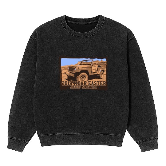 Vintage Jeep Safari Mineral Wash Sweatshirts