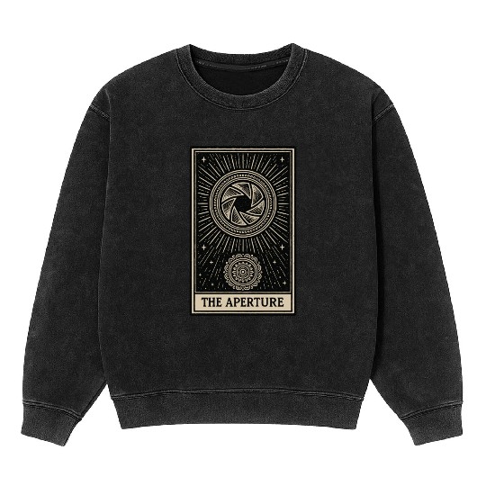 Photography Tarot Card – The Aperture Mineral Wash Sweatshirts