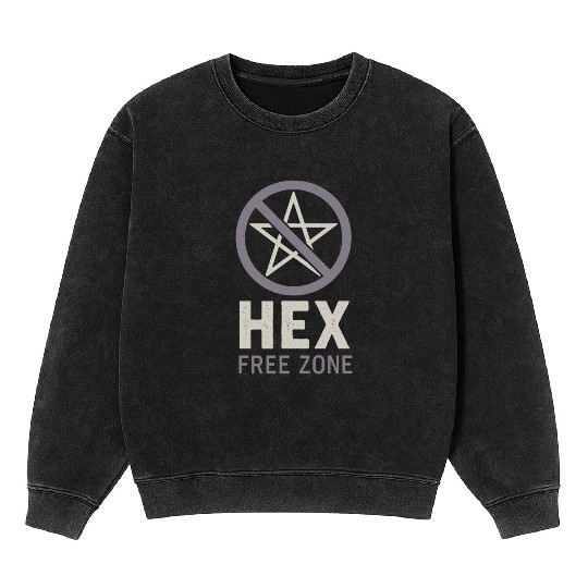 Pagan Pride Wiccan Lifestyle Earth Magic Witch Mineral Wash Sweatshirts