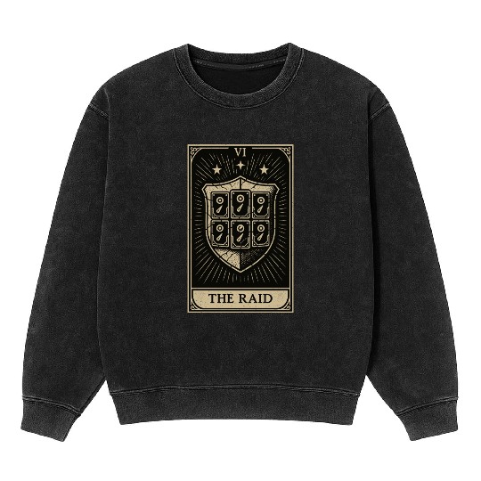 Tarot Datahoarding: The RAID Protective Layer Mineral Wash Sweatshirts
