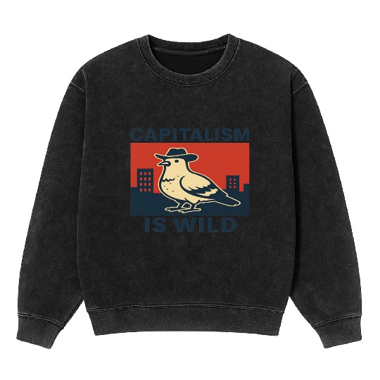 Wild Capitalism Embraces Urban Hustle Mineral Wash Sweatshirts