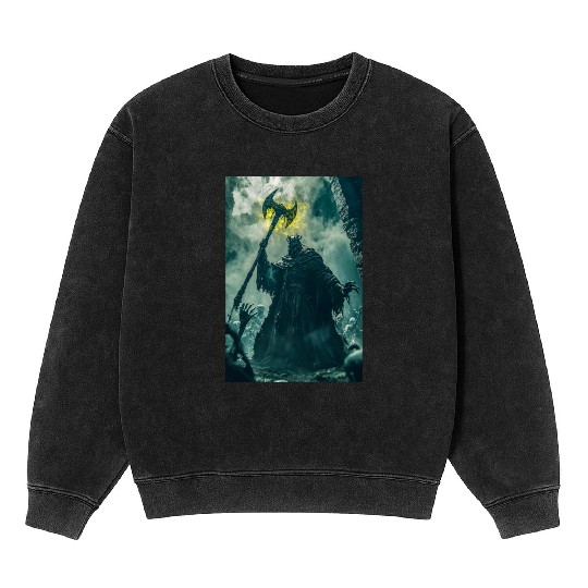 Dark Necromancer Rises Mineral Wash Sweatshirts