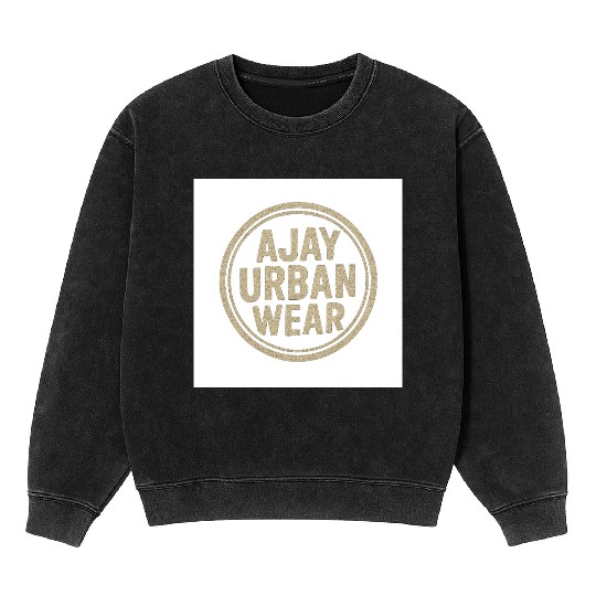 Stamped Urban: Ajay Urban Seal Mineral Wash Sweatshirts