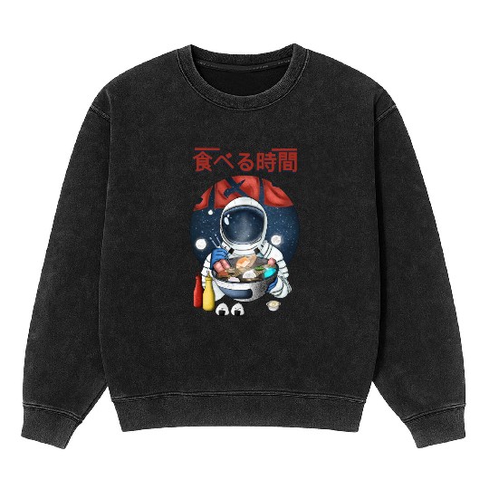 Astronaut Ramen Mineral Wash Sweatshirts