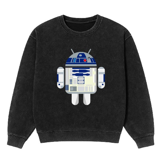 R2D2 Android Mineral Wash Sweatshirts