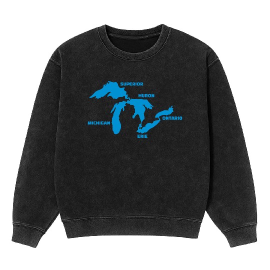 Great Lakes Mineral Wash Sweatshirts