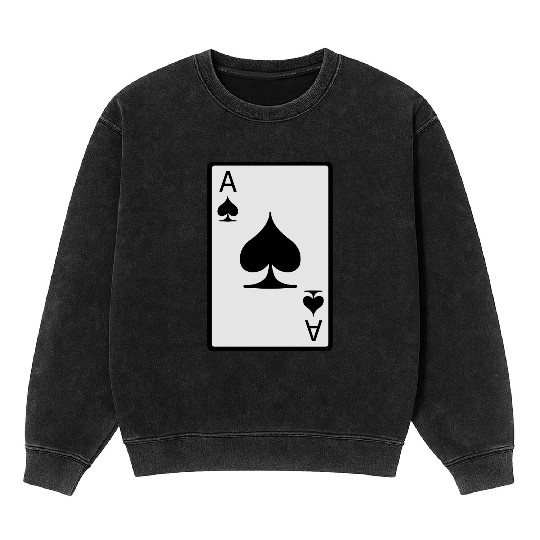 Ace of Spades Mineral Wash Sweatshirts