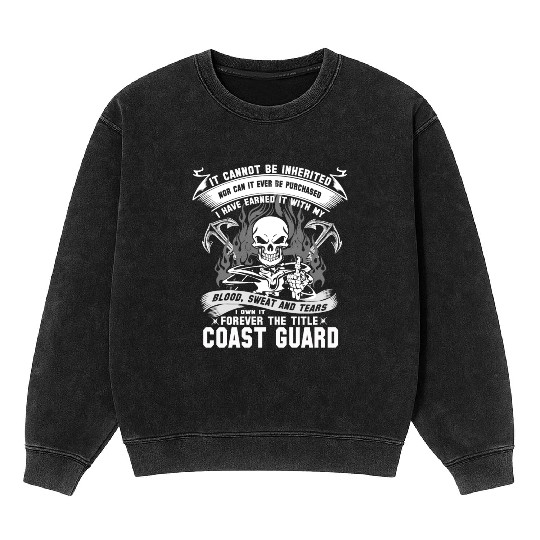 Coast Guard us coast guard coast guard Mineral Wash Sweatshirts