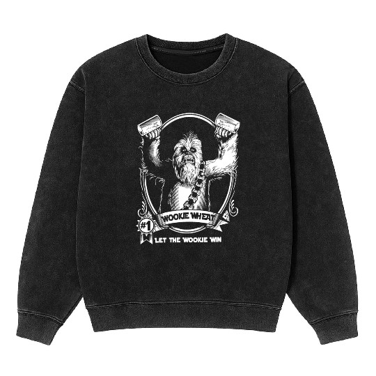 Chewbacca Wookiee - Let the wookie win Mineral Wash Sweatshirts