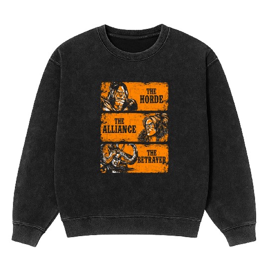 Warcraft-Warcraft stories Mineral Wash Sweatshirts for Fans