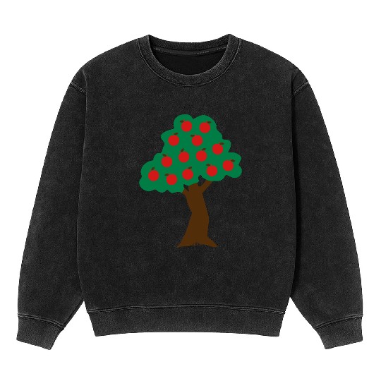 ♥ټApple Tree-Eat More Awesome Fruitټ♥ Mineral Wash Sweatshirts