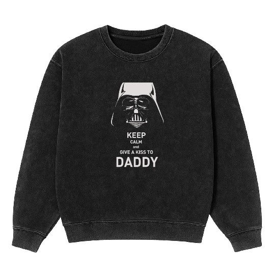 Funny Star Wars Darth Vader father's day gift Mineral Wash Sweatshirts