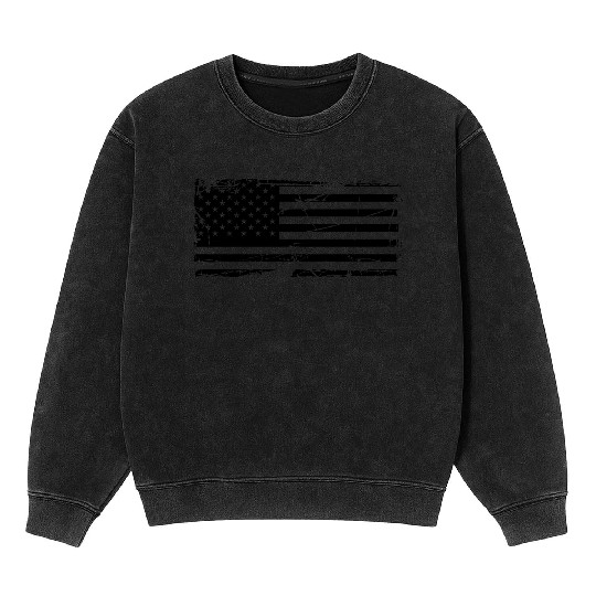 scratch stamp tears old stripes map country americ Mineral Wash Sweatshirts