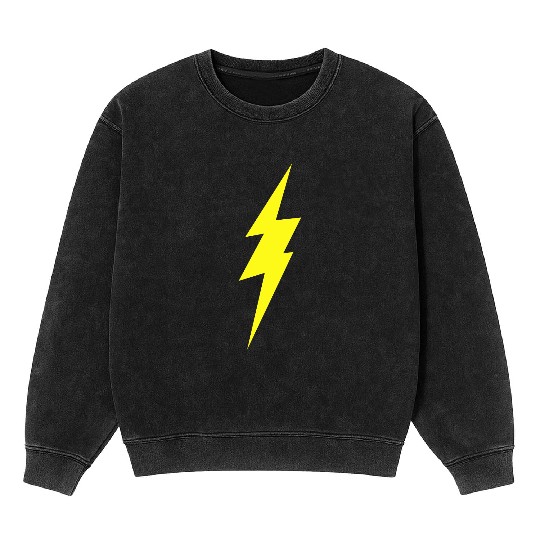 Lightning Bolt Mineral Wash Sweatshirts