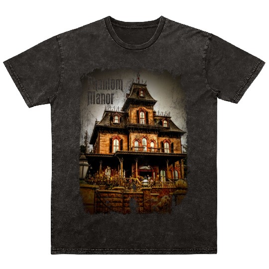 Phantom Manor from Disneyland Paris - Haunted Mansion - Mineral Wash T Shirts